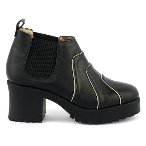 Platform Heel Boots