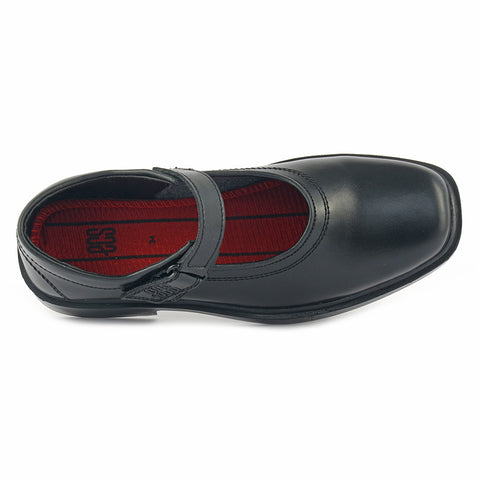 Glossy Glide Velcro Shoes