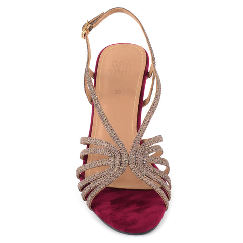 Glam Glitter Stiletto Sandals