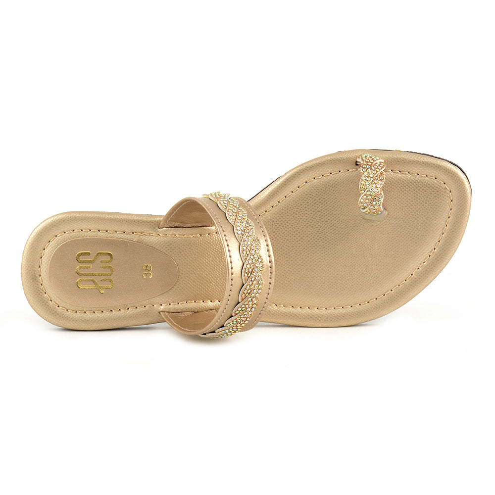 Diamante Strap Chappals
