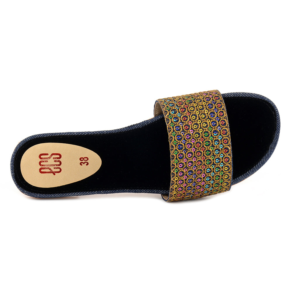 Denim Formal Slippers