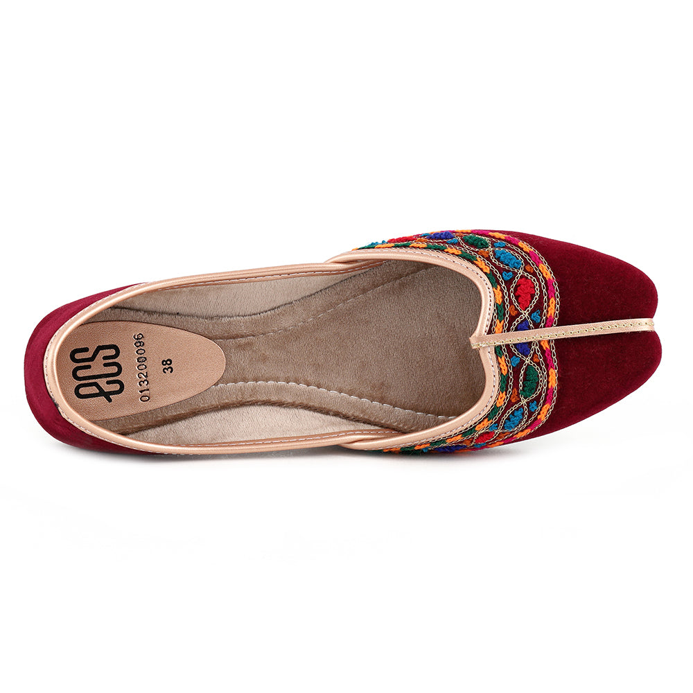 Embroidered Lush Khusa