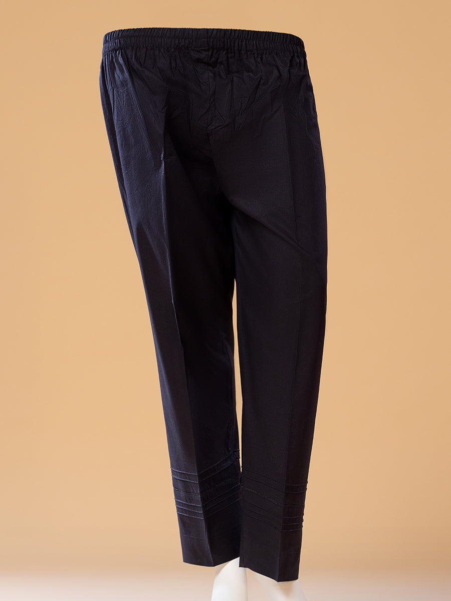 black-casual-trouser