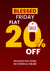 ECS Blessed Friday Sale | Flat 20% Off On Selected Items