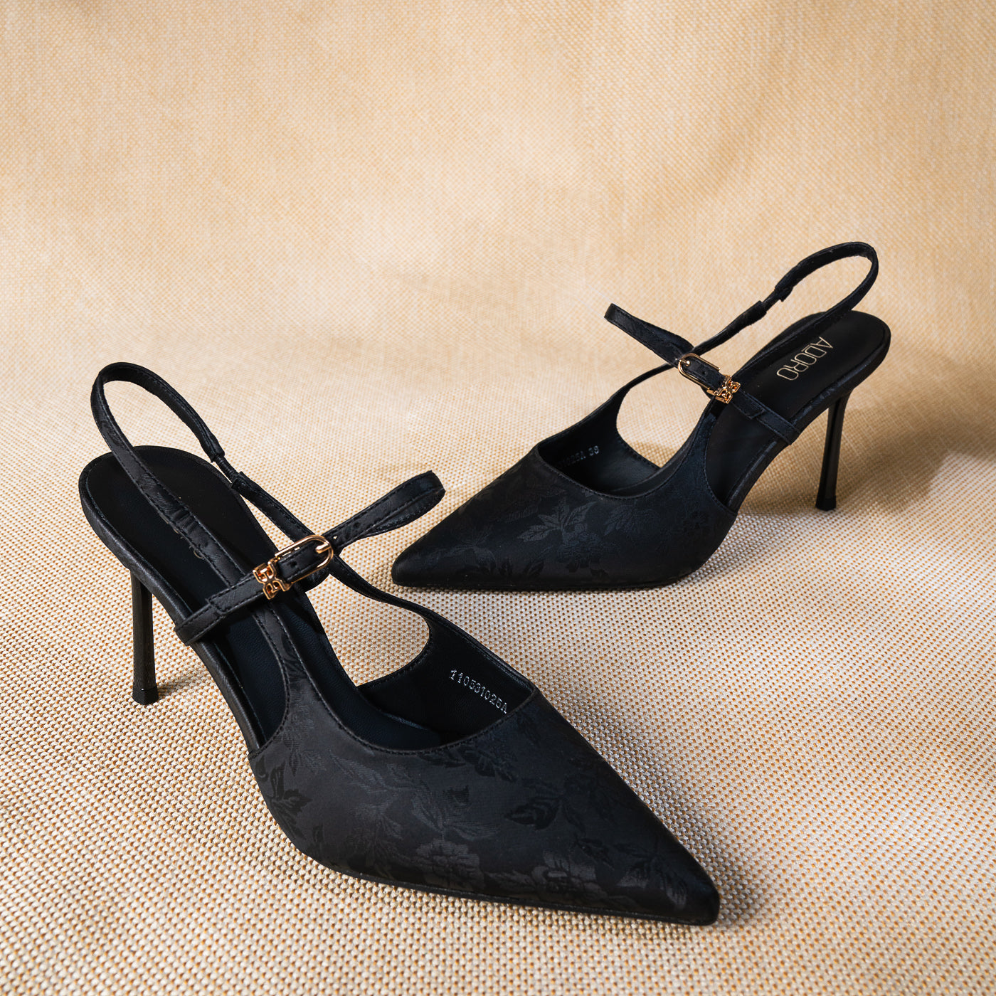 Satin Slingback