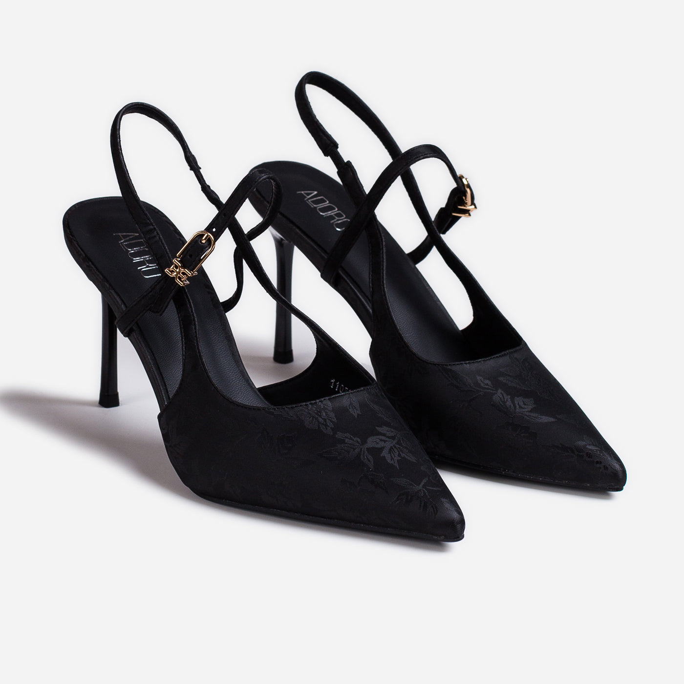 Satin Slingback