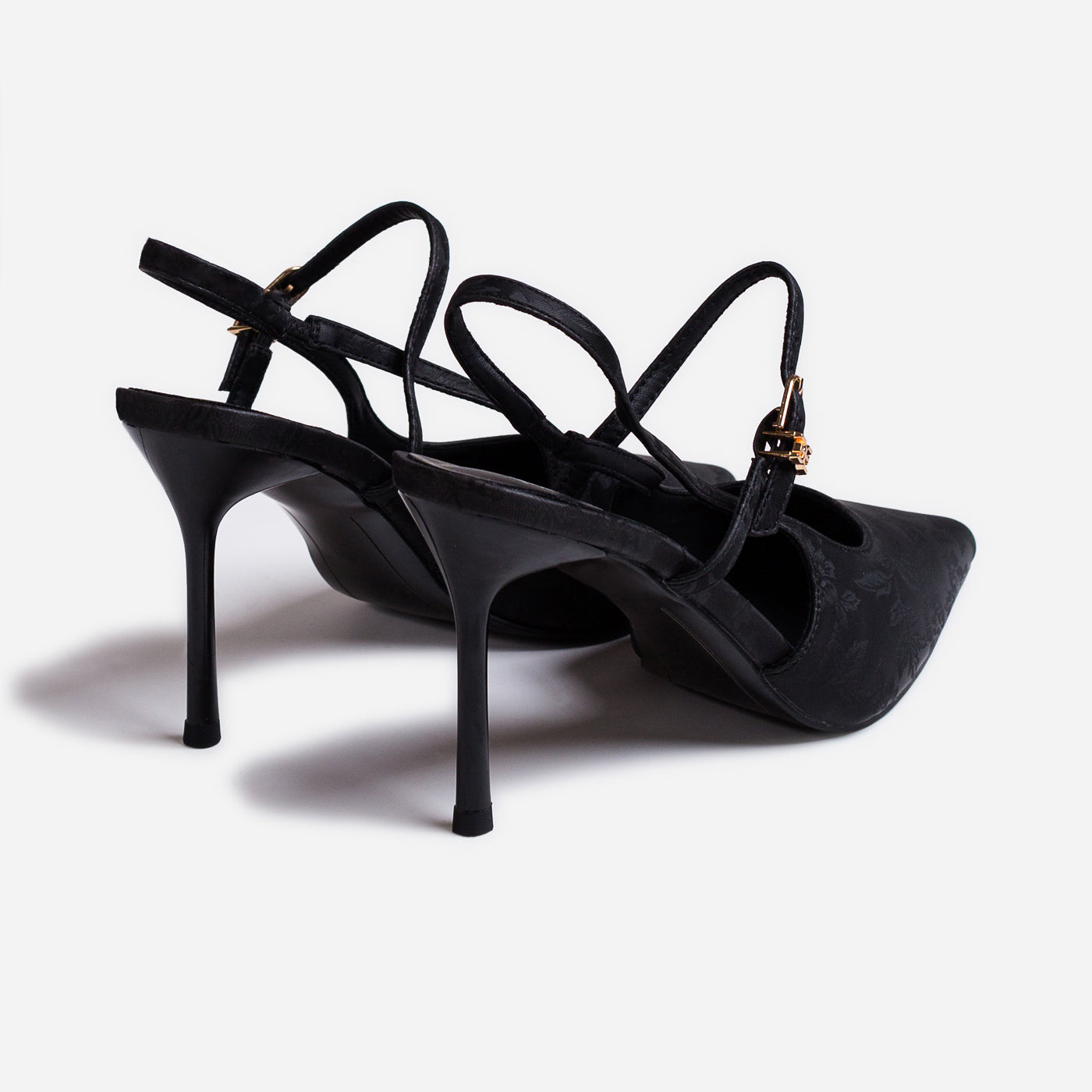Satin Slingback