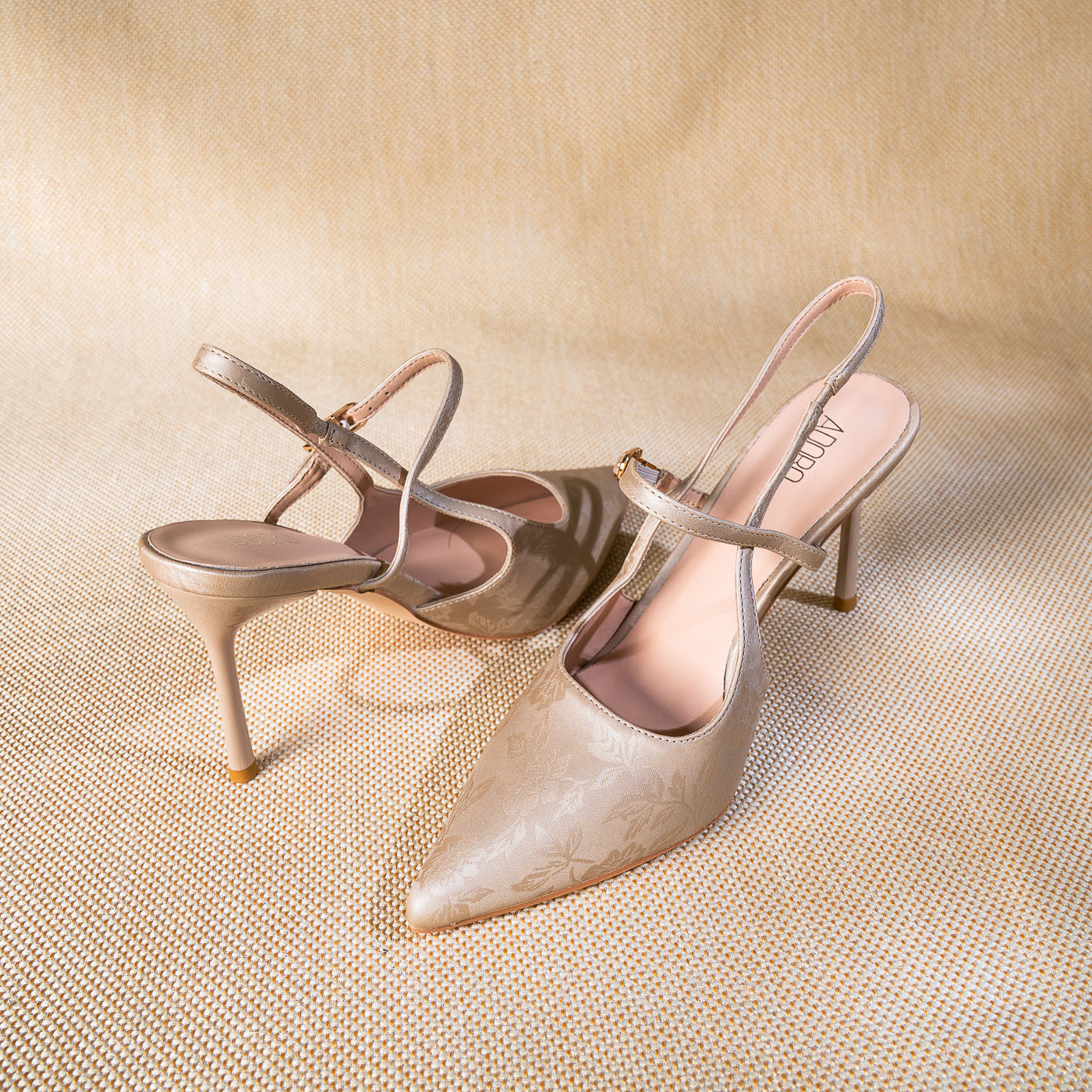 Satin Slingback
