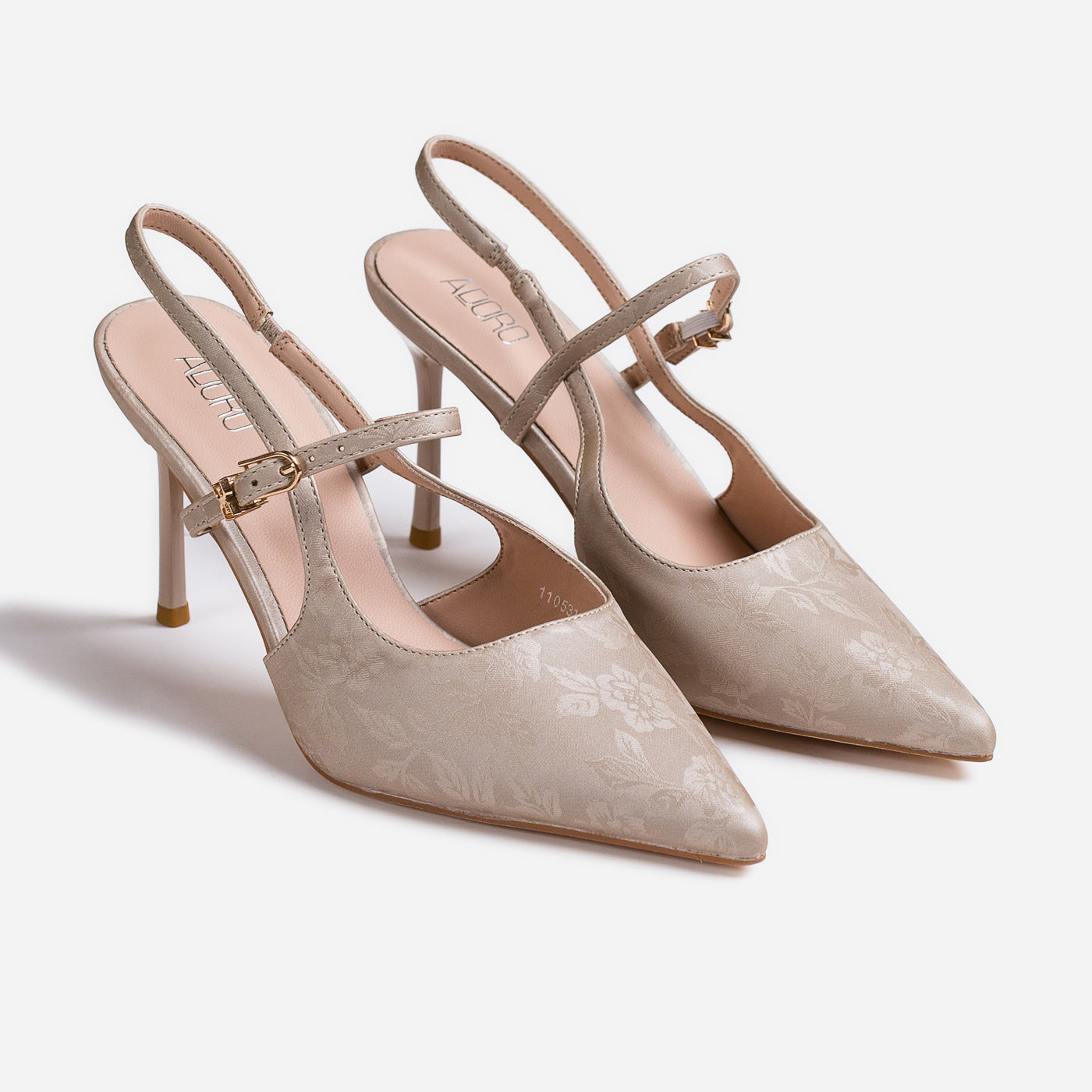 Satin Slingback