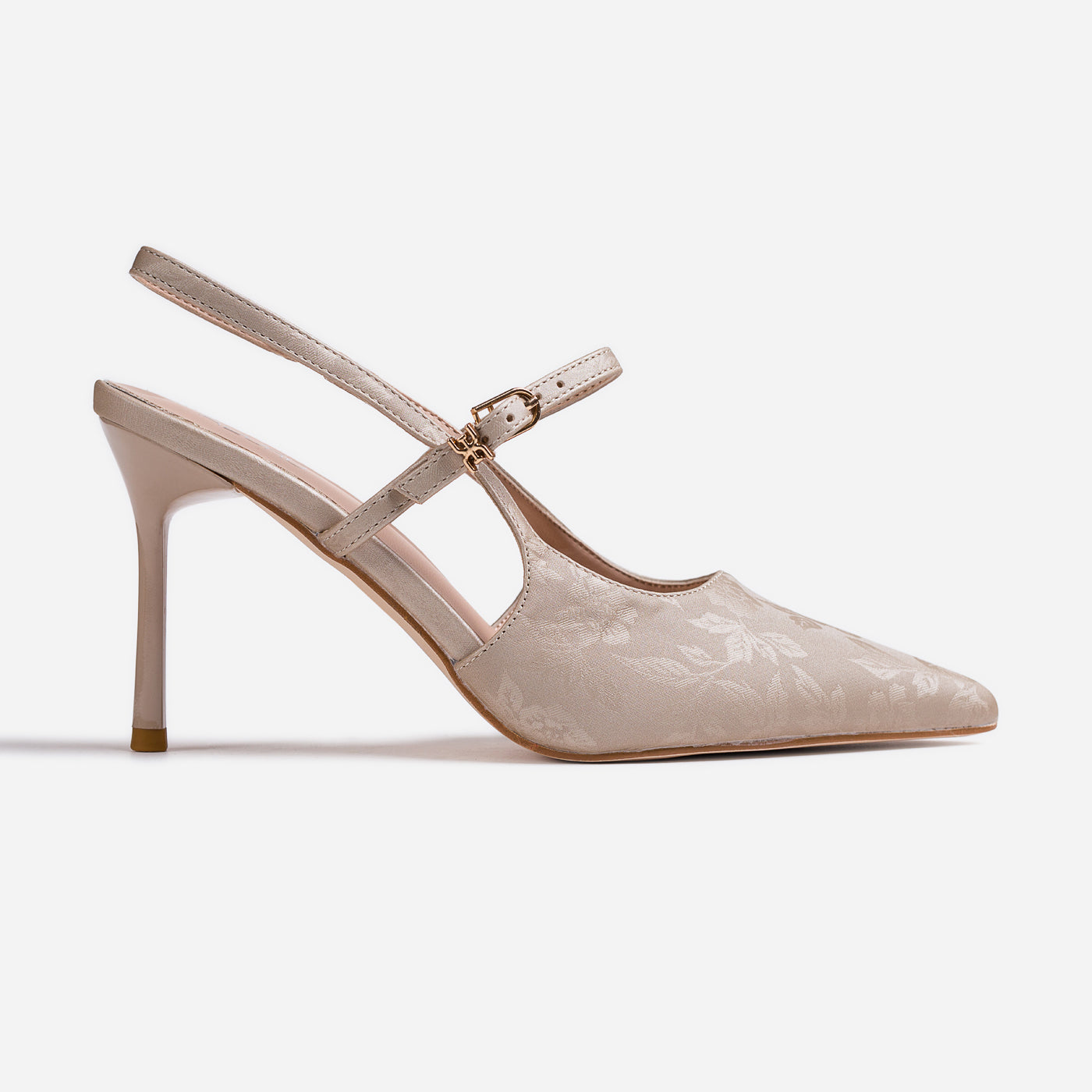 Satin Slingback