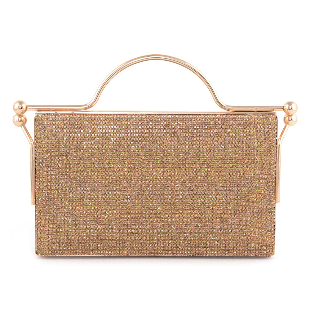 Gold 2024 glitter handbag