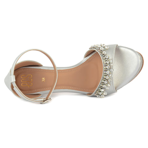 Glitter Glam Stiletto Sandals