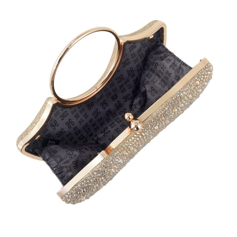 Shimmer Stone Clutch