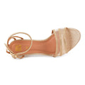 Golden Mesh Design Women Sandals
