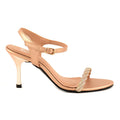 Peach Women Sandals With Embellished Strap