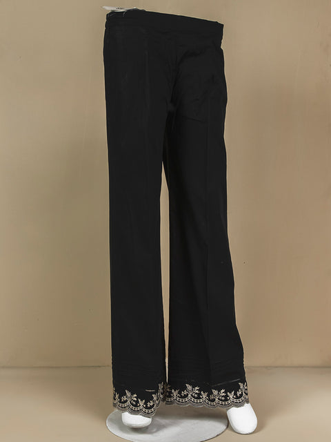 Black Embroidered Trouser