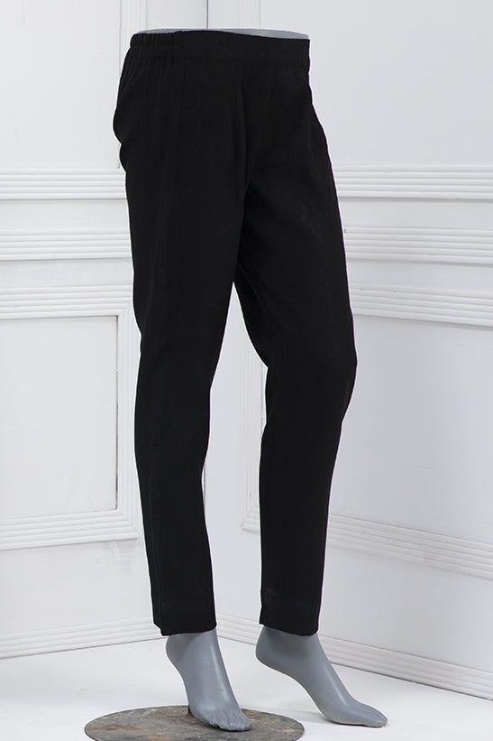 black-jacquard-trousers